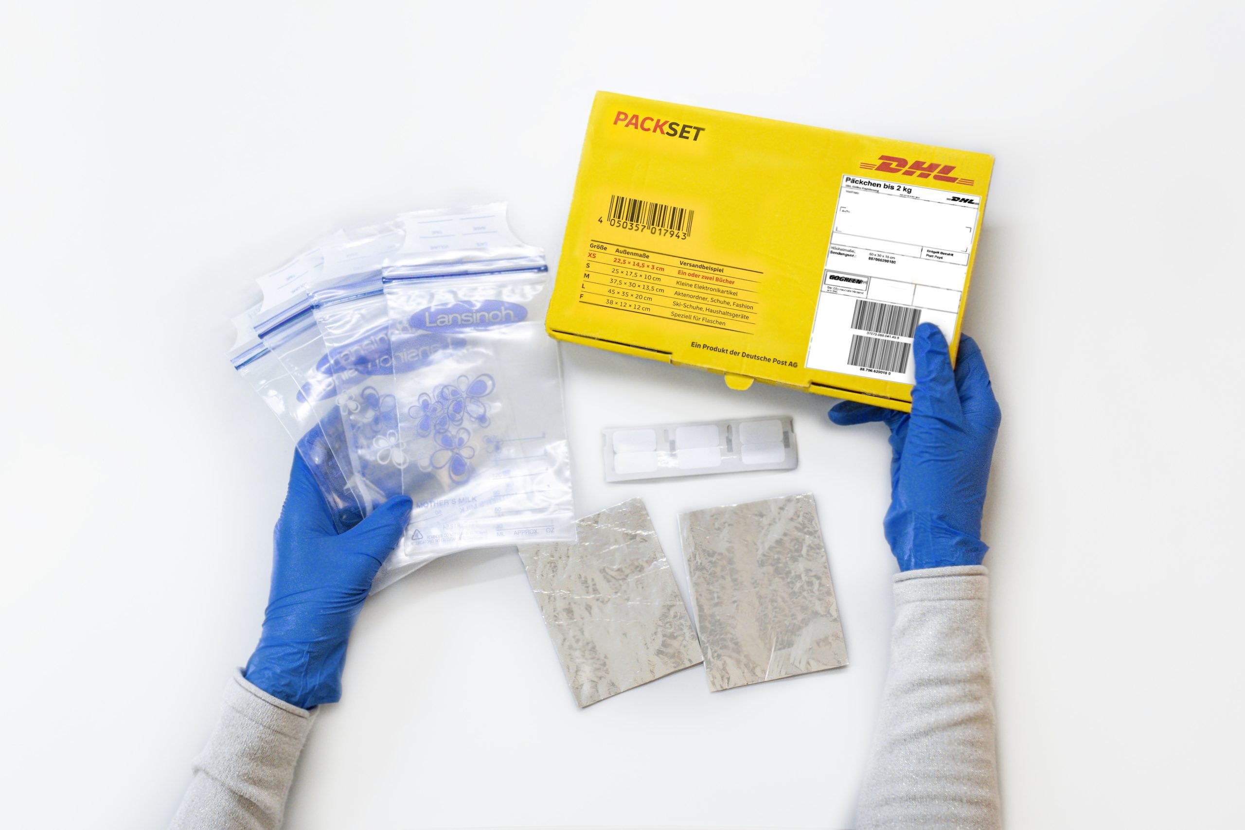 Wichtige Informationen zu Erinnerungsmaterialien, Verpackung und Versand